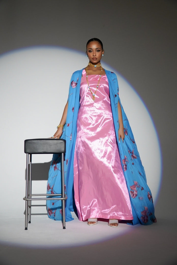 HAYZO 2 Piece Cape Style Kaftan