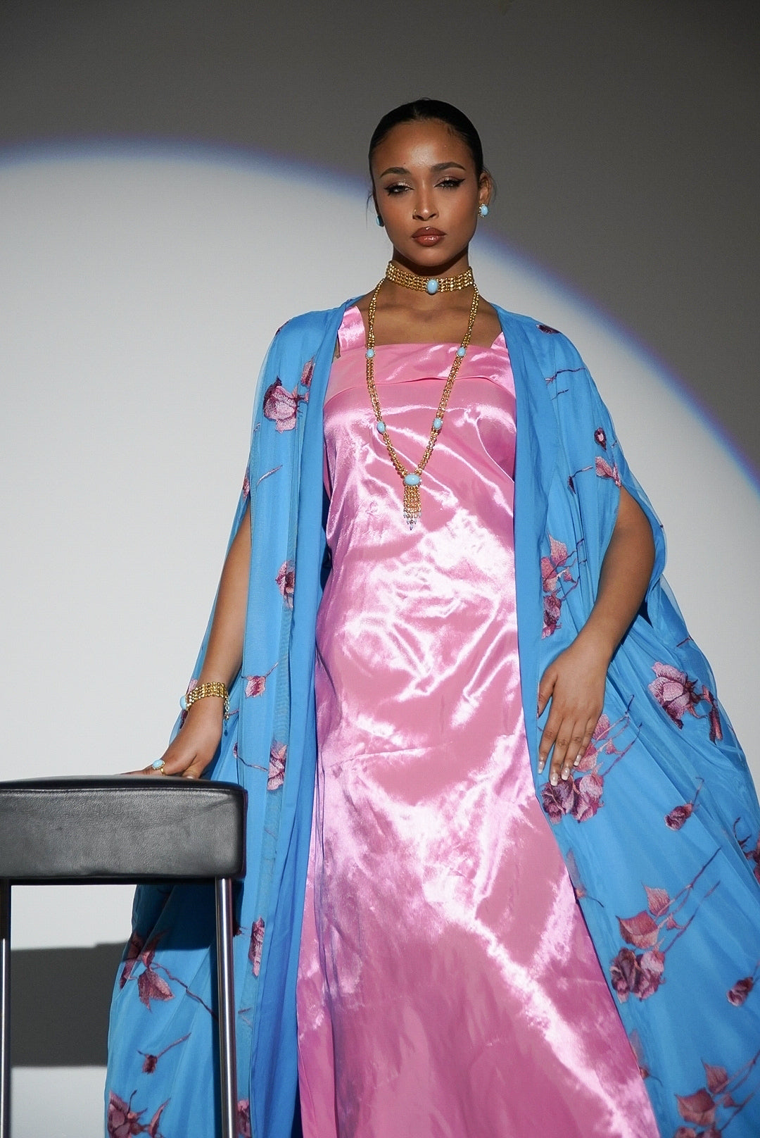 HAYZO 2 Piece Cape Style Kaftan