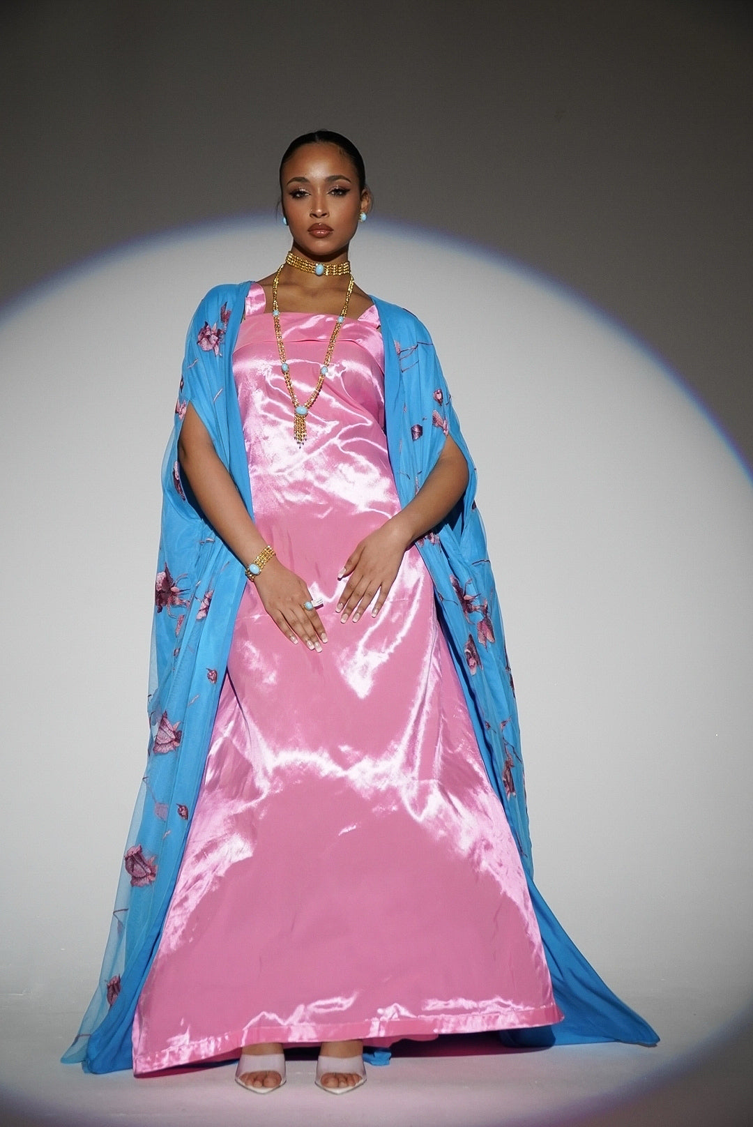 HAYZO 2 Piece Cape Style Kaftan