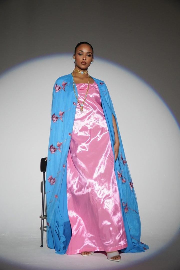 HAYZO 2 Piece Cape Style Kaftan